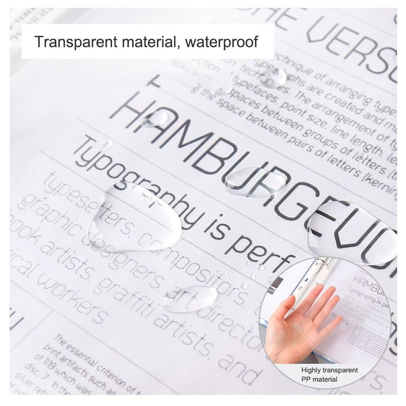 Funda Plastica Para Archivador Oficio Borde Azul 10uu-1