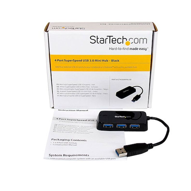 Adaptador  Hub Usb 3.0 Super Speed  4 Puertos Salidas-5