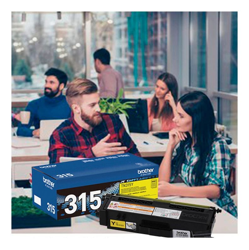 Brother Toner Tn315y Amarrillo Original Alto Rendimiento-1