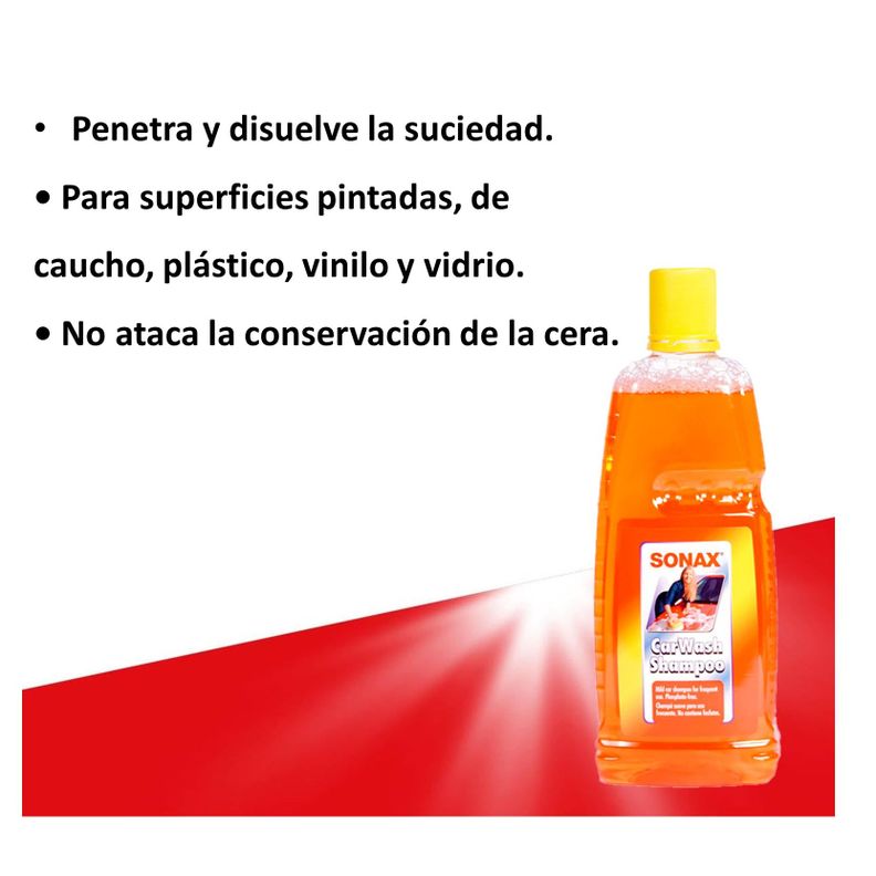 Shampoo Multiuso Sonax 1L - Limpieza Profunda y Versátil-4