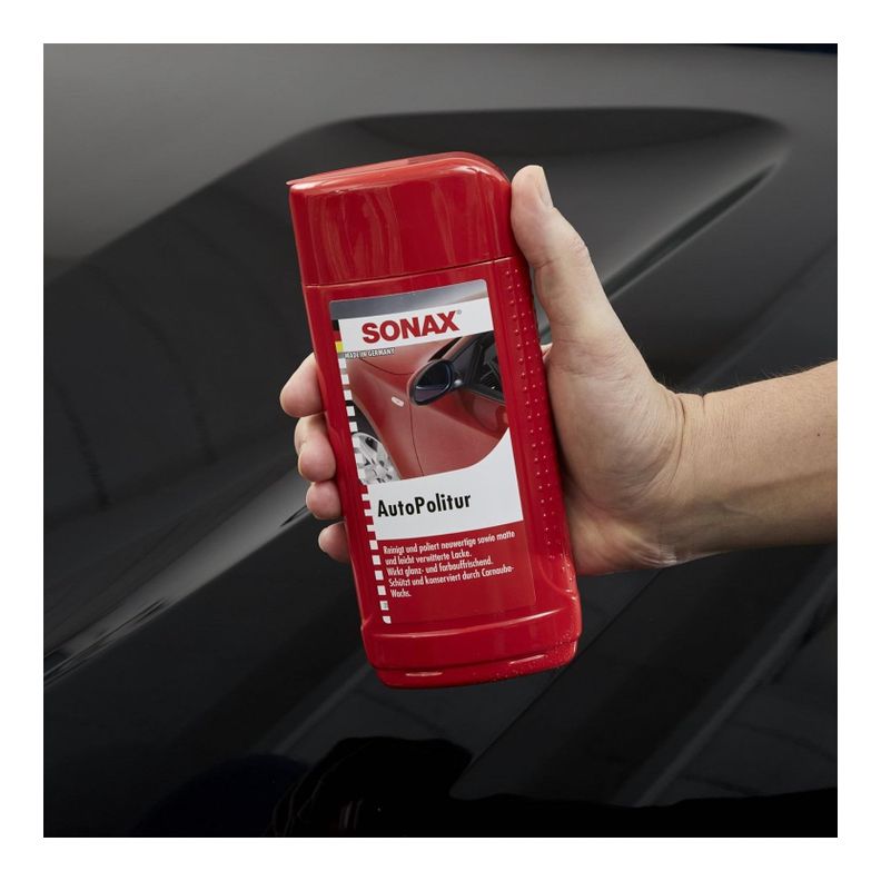 Cera Abrillantadora Sonax Easy Shine 250 ml Brillo Duradero-2