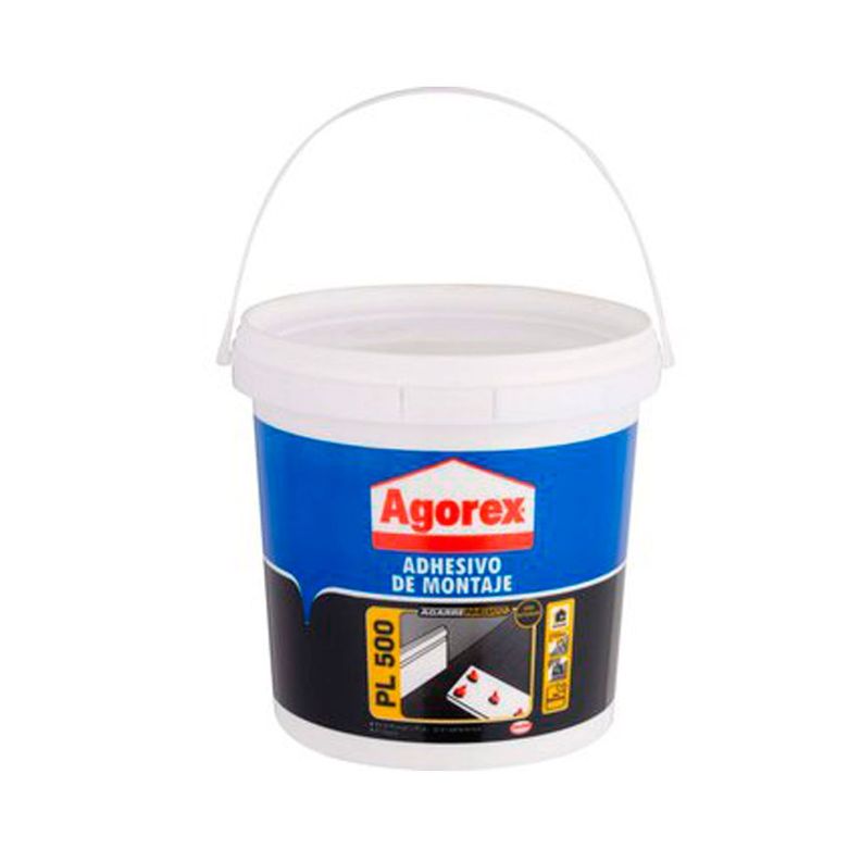 Pegamento Adhesivo De Montaje Agorex 3,8 Kg-0