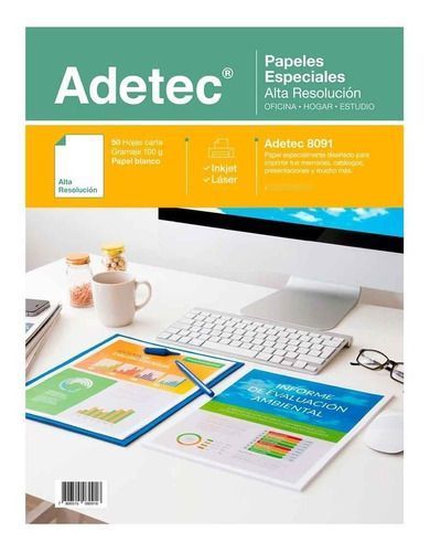 Papel Para Impresora Alta Resolucion 50 Hojas Gramaje 100g Verde Pastel