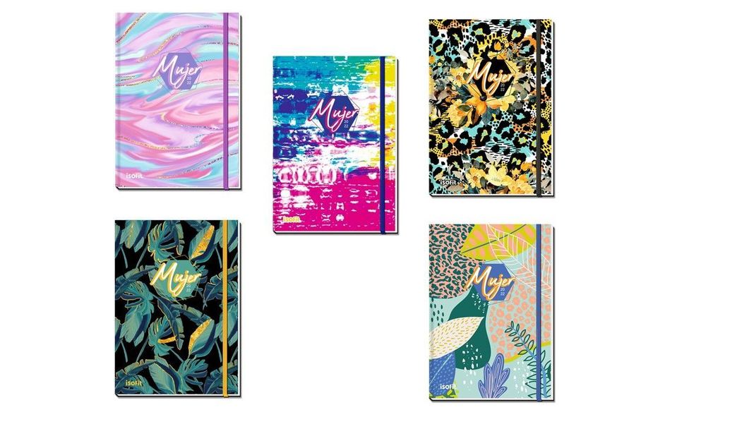 Agenda Mujer Año 2022 + 6 Lapices Pilot Super Gel / Libreta E-1