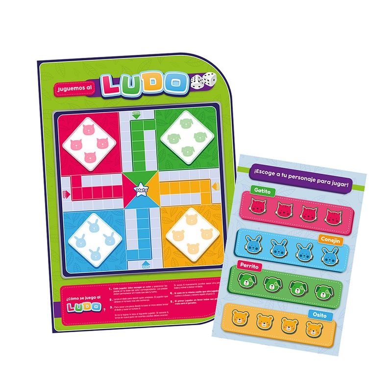 Juego De Mesa Ludo Laminas Magnetica Incluye Dados-1