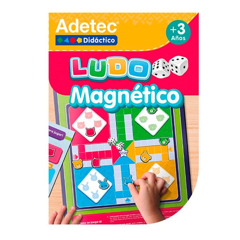 Juego De Mesa Ludo Laminas Magnetica Incluye Dados-0