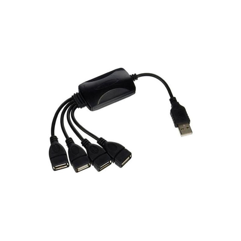 Adaptador Hub Usb 2.0 De 1 Puerto Usb A 4 Puertos Usb Xtech-0