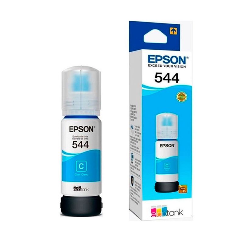 Botella Tinta Epson T544 Cian-0