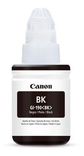 Botella Tinta Canon Gi-190 Negro, Original-0