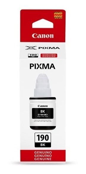 Botella Tinta Canon Gi-190 Negro, Original-1