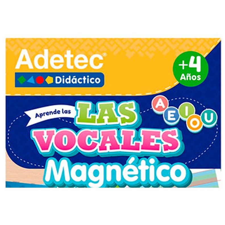 Juego Didacti Educativo Aprende Las Vocales Lamina Magnetica-3