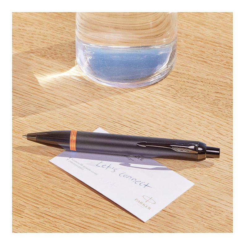 Bolígrafo Parker IM Vibrant Rings Naranjo Flame Ballpoint-4