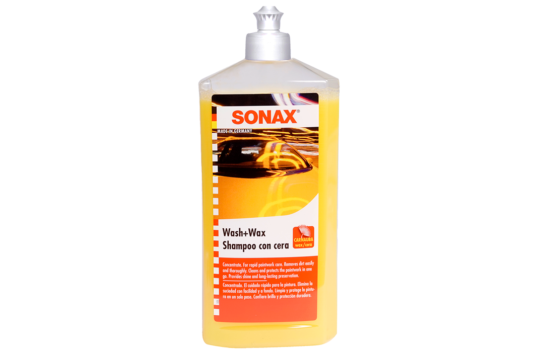 Shampoo con Cera SONAX 500ml - Protección y Brillo Duradero-0