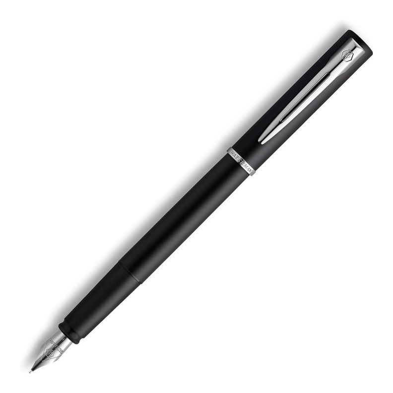Pluma Estilográfica Waterman Allure Diseño Clásico Moderno Acero Inoxidable-1