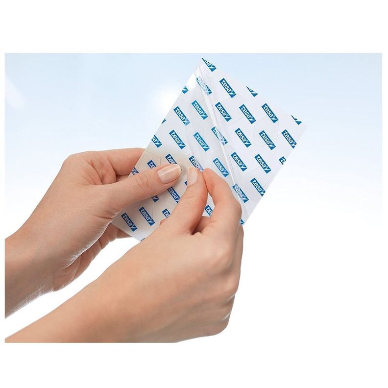 36 Tack Xl Doble Faz Transparente Pegamento Tesa-1