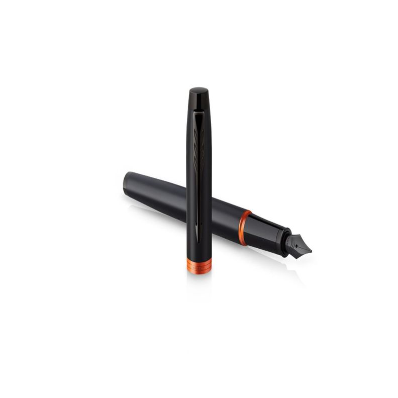 Pluma Fuente Parker IM Vibrant Rings Naranjo-2