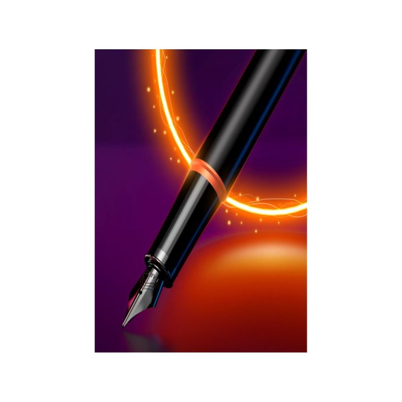 Pluma Fuente Parker IM Vibrant Rings Naranjo-4