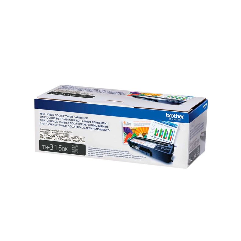 Brother Toner Tn315bk Negro Original Alto Rendimiento-1
