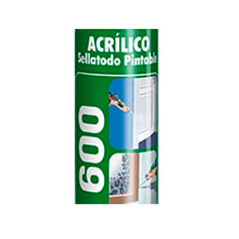 Sellante Profesional Acrilico Agorex 600 Blanco 300Ml-4