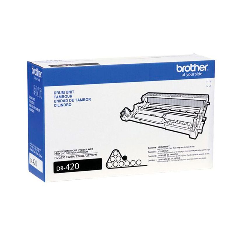 Brother Dr420 Kit D Tambor Para 12000 Paginas Negro-4