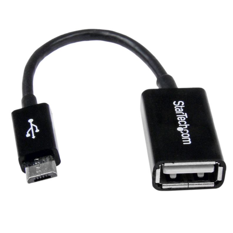 Adaptador 12Cm Micro Usb Macho A Usb A Hembra OTG Startech-0