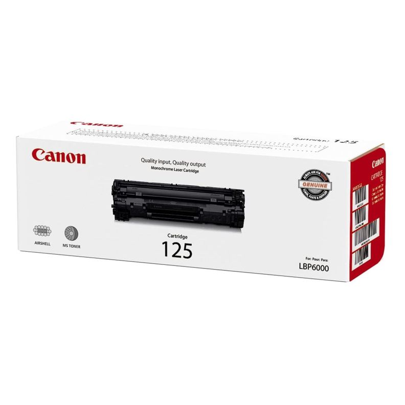Toner 125 Canon Rendimiento 1600 Paginas Color Negro-1