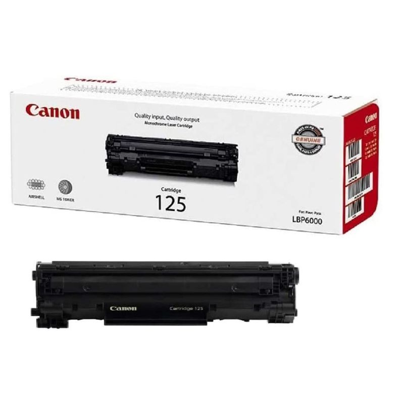 Toner 125 Canon Rendimiento 1600 Paginas Color Negro-4