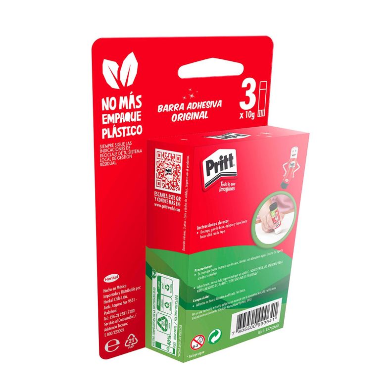 Pack Pegamento Escolar Stick Fix 40g + Cola Fria 35g Pritt-1