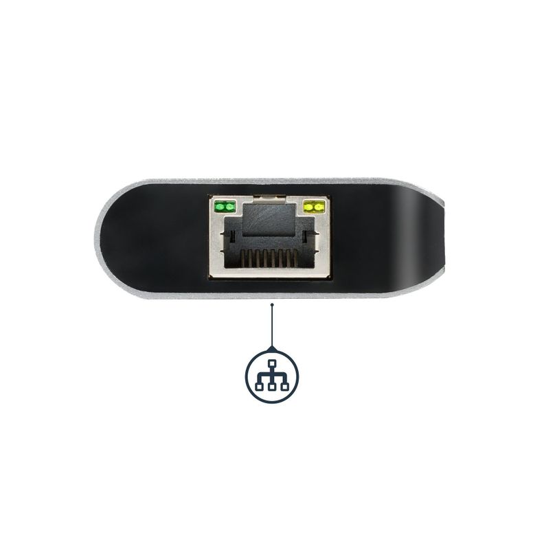 Adaptador USB-C HDMI 4K 2 USB 3.0 Lector de Tarjetas SD/SDHC-4