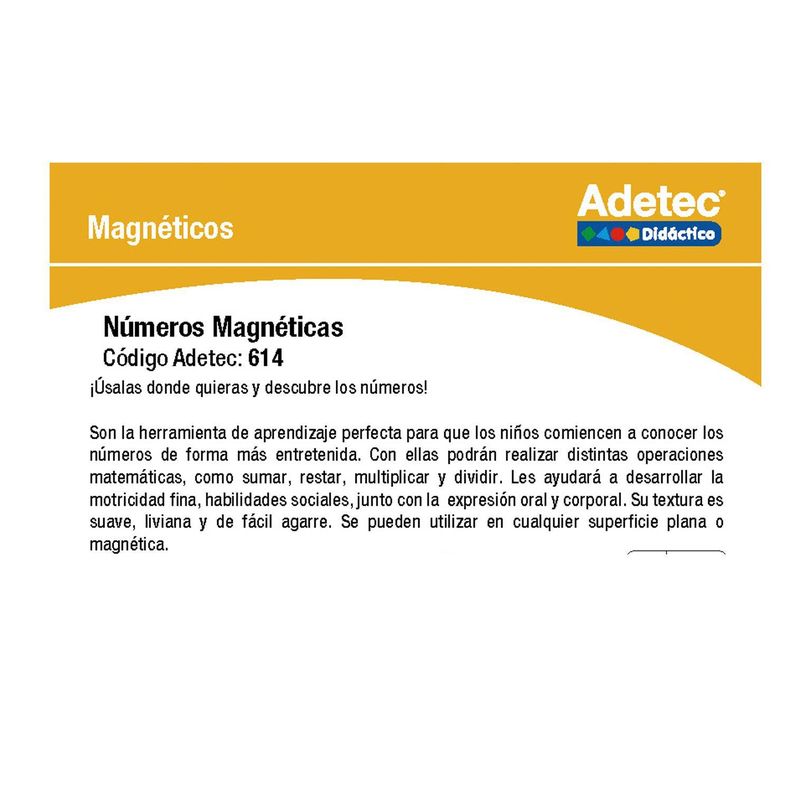 Juego Educativo Numeros Magneticos 88 Piezas-2