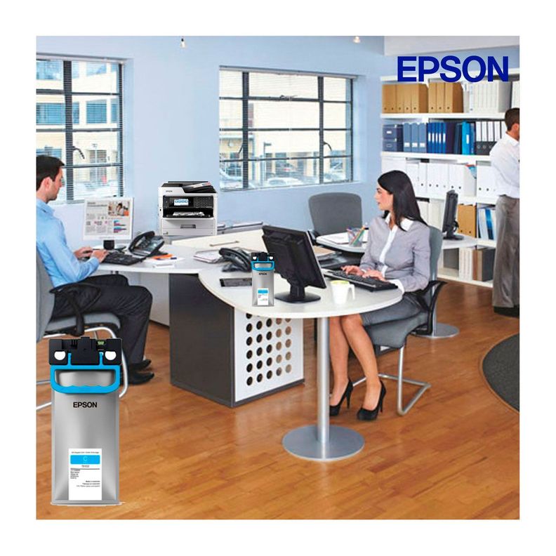 Epson T01d220 Ink Cartridge Cyan Wf-c579r-3