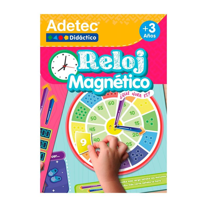 Reloj Láminas Magnéticas Juega Y Aprende-0
