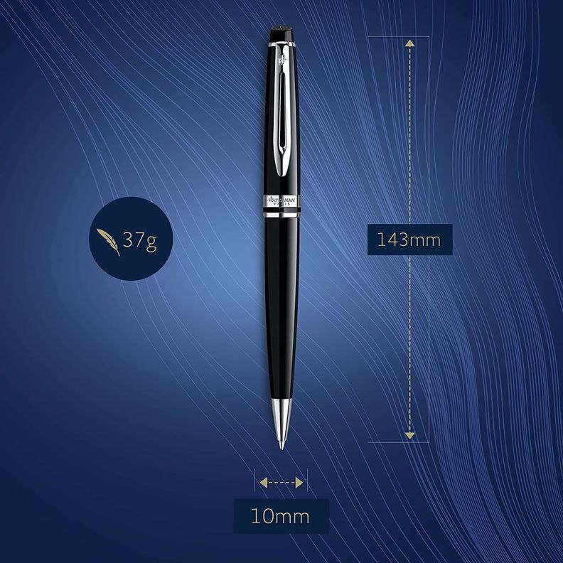 Waterman Expert 3 Mate Negro Boligrafo Pta Media Ct-2