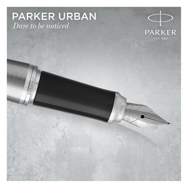 Pluma Estilográfica Parker Urban Metro Metallic Elegante-2