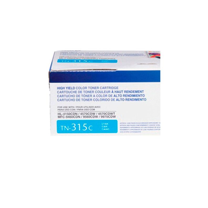Brother Toner Tn315c Cián Original Alto Rendimiento-4