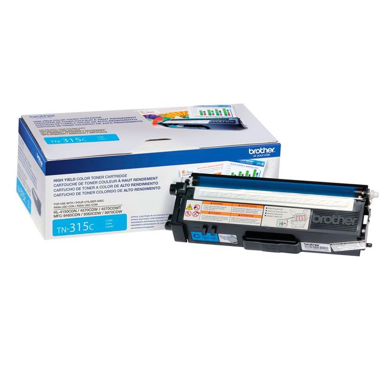 Brother Toner Tn315c Cián Original Alto Rendimiento-2