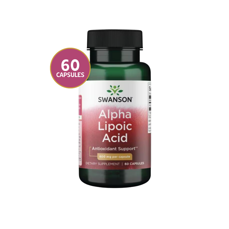 SWU167 Alpha Lipoic Acid 600 mg 60 Caps Verde 38x40