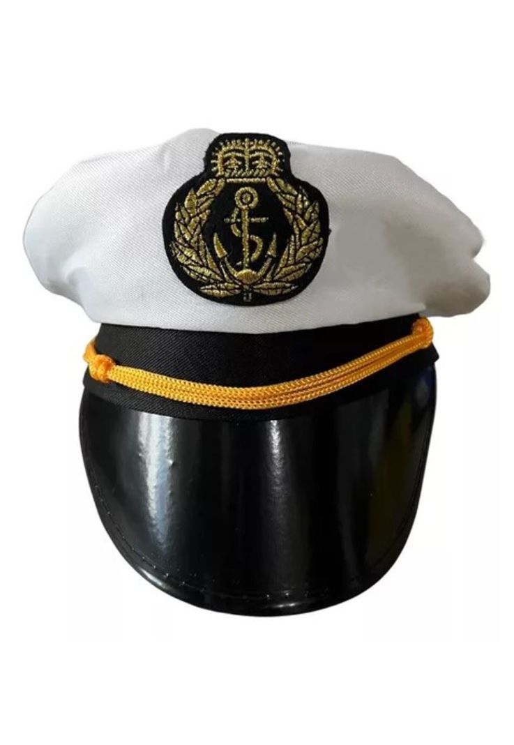 Sombrero Capitán Marino Gorro Naval Fiestas Disfraces-1