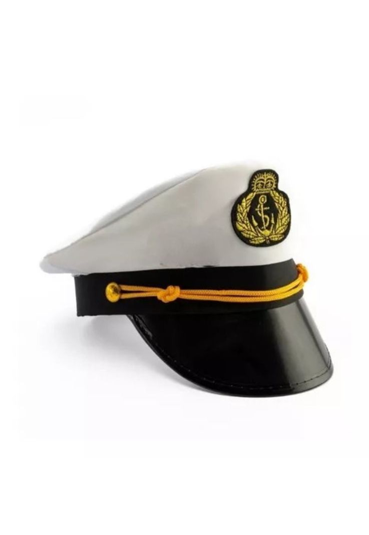 Sombrero Capitán Marino Gorro Naval Fiestas Disfraces-2