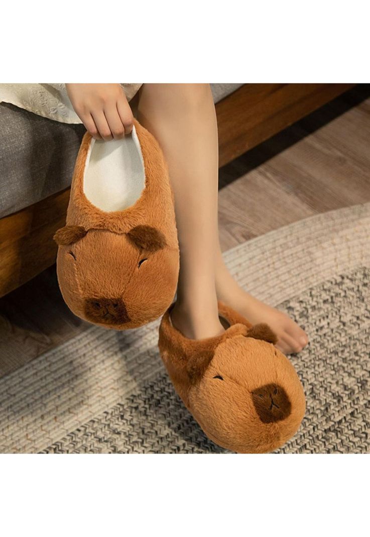 Pantuflas Tiernas Capibara Animal-3