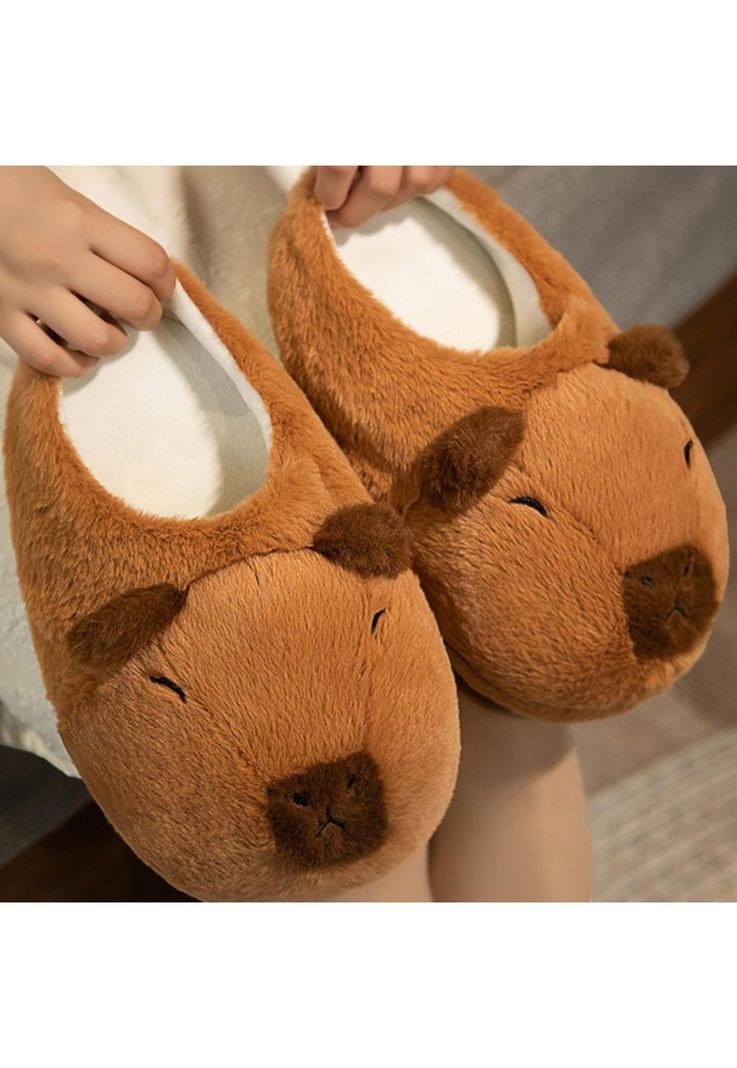 Pantuflas Tiernas Capibara Animal-5