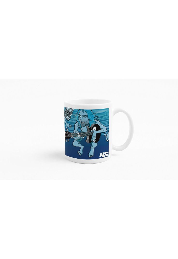 Tazones tazas blancas Nirvana Nevermind Bandas de Rock-2