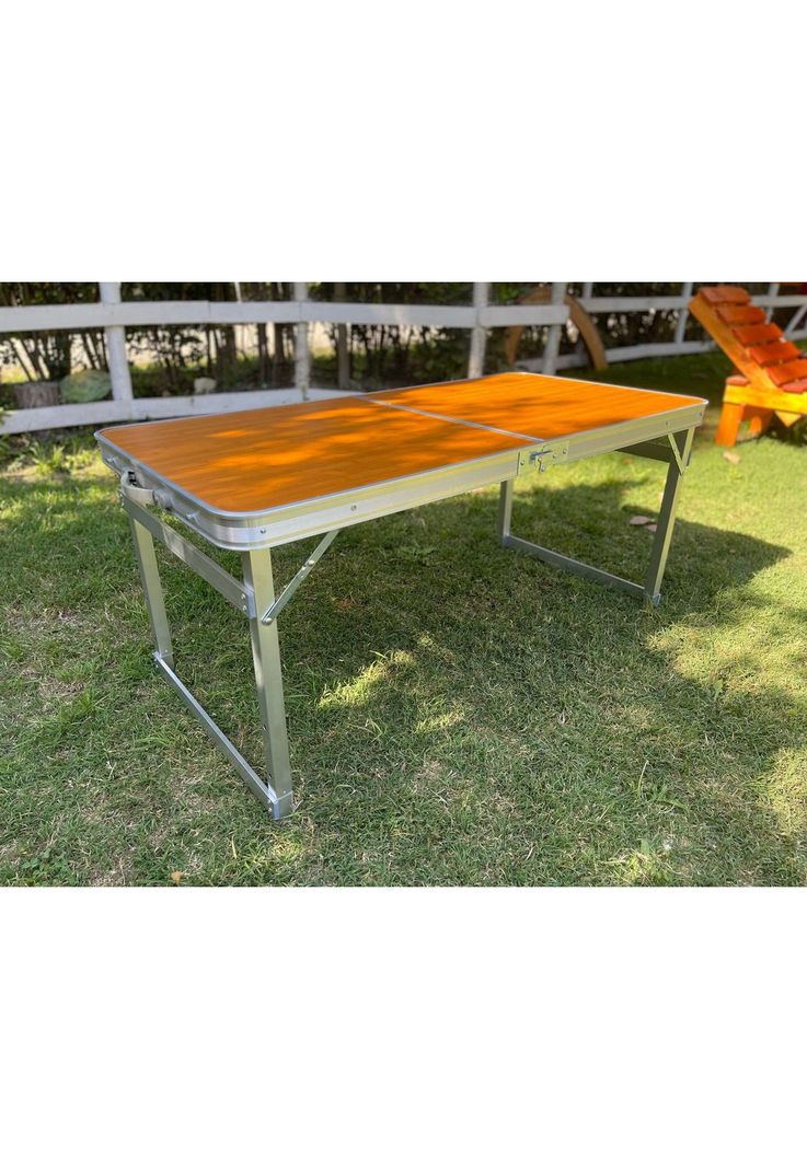 Mesa Pleglable Madera Camping Picnic-1
