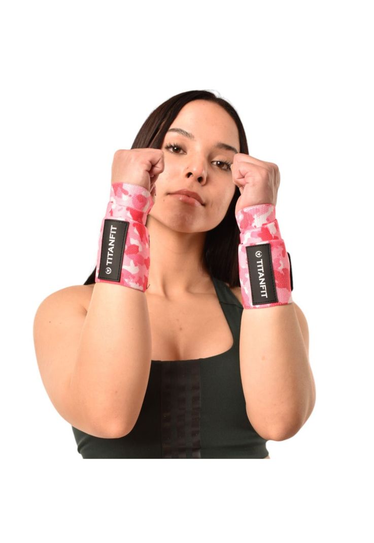 Muñequera Ankyle Rosada TitanFit-0