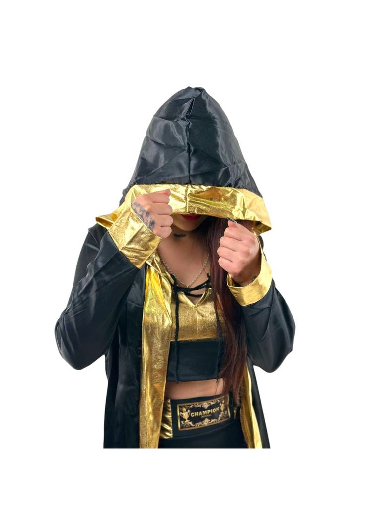 Disfraz Cosplay Boxeadora Profesional Campeona Boxear-3