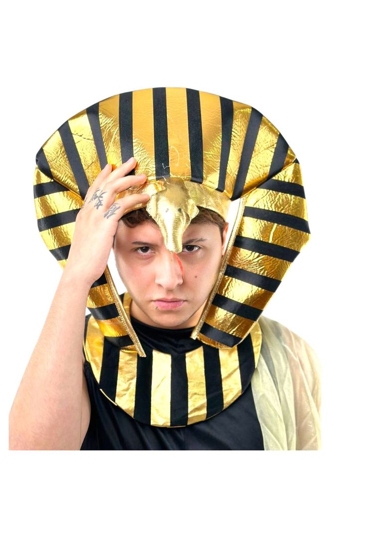 Casco Sombrero De Faraón Egipcio Accesorios De Cosplay-1