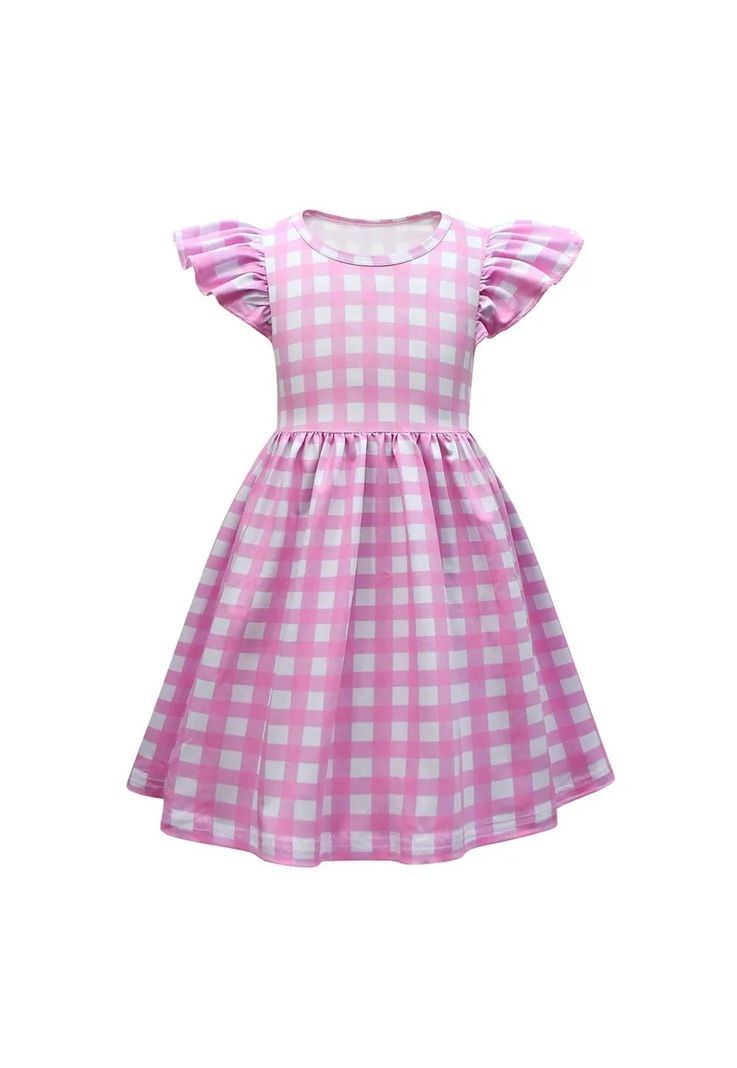Cosplay Barbie Vestido Clásica - Disfraz Pelicula Infantil-0