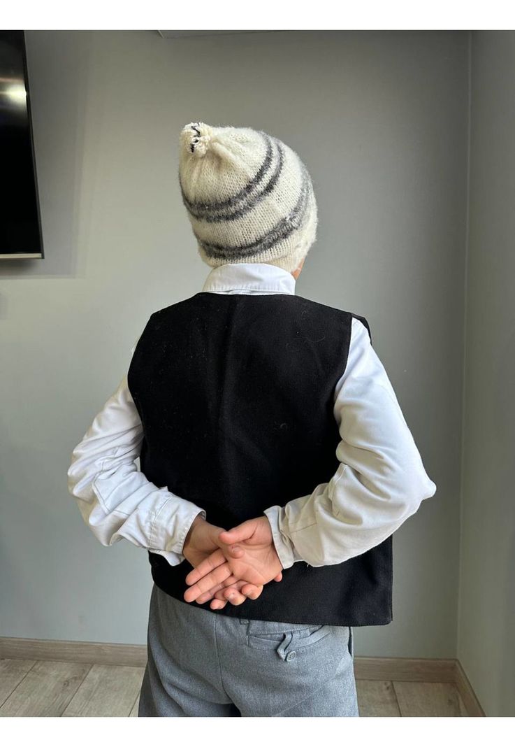 Vestimenta Chilote Para Niño Chaleco Con Gorro Y Calcetin-9