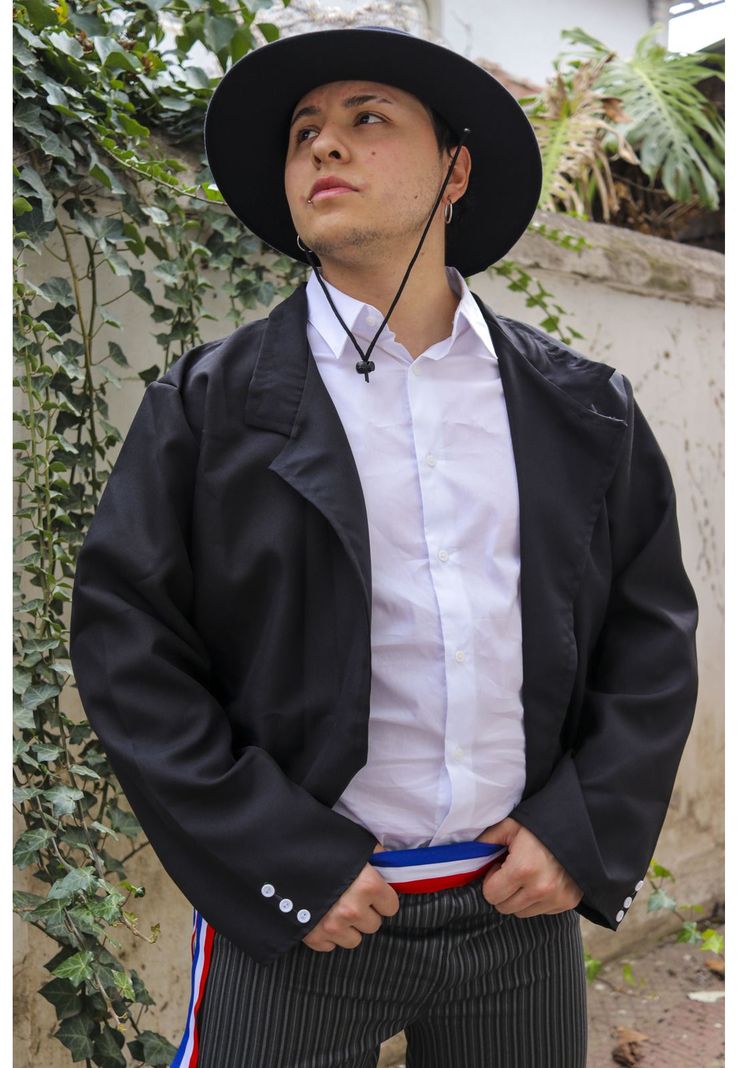 Traje Tipico Vestimenta Huaso Adulto Fiestas Patrias Chile-5