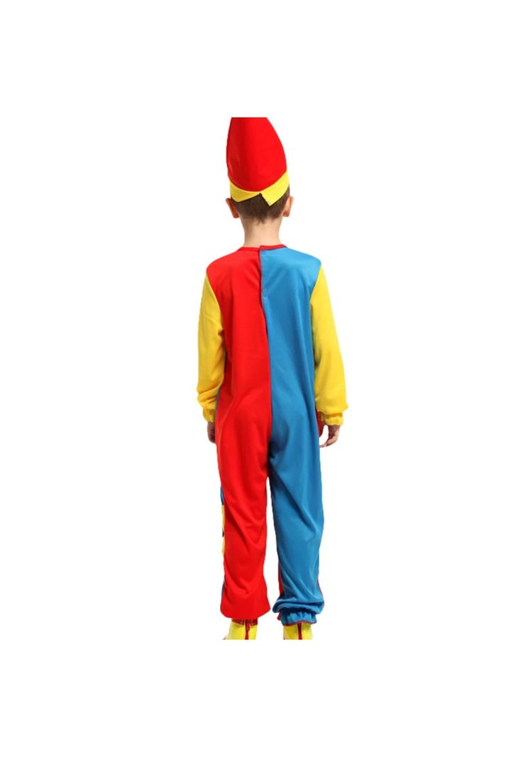 Disfraz Cosplay Payaso Bufón Niño-1